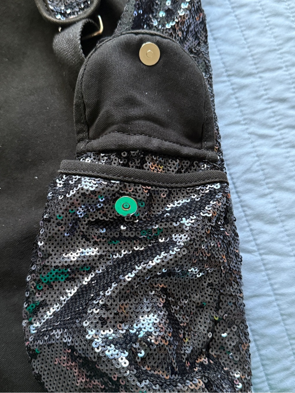 Victoria's Secret PINK Black Sequin Backpack - Picture 7 of 9
